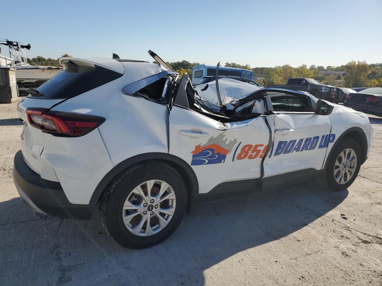 2023 Ford Escape VIN 1FMCU9GN2PUB32876 Copart auction photo, rollover damage thumbnail 3