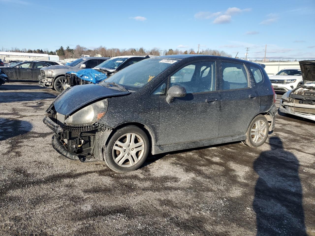 2007 Honda Fit VIN JHMGD38607S041917