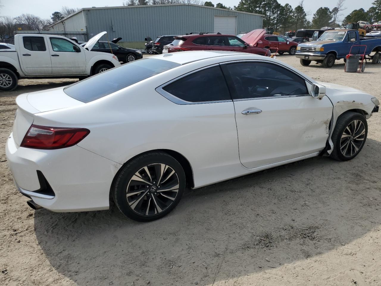2017 Honda Accord VIN 1HGCT1B89HA003581 Copart auction photo, front end / side damage thumbnail 3