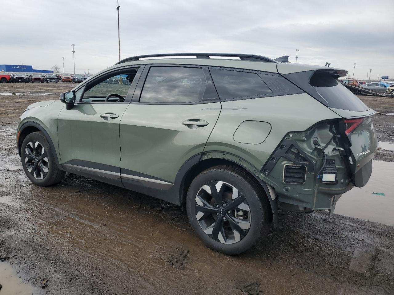 2023 KIA Sportage VIN 5XYK6CAF9PG125417 Copart auction photo, rear end damage thumbnail 2