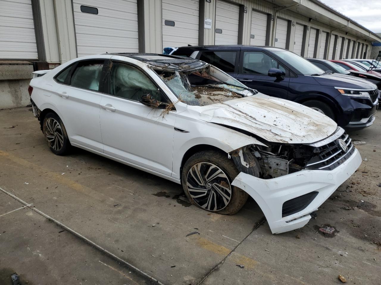 2021 Volkswagen Jetta VIN 3VWE57BU2MM067652 Copart auction photo, all over / rollover damage thumbnail 4