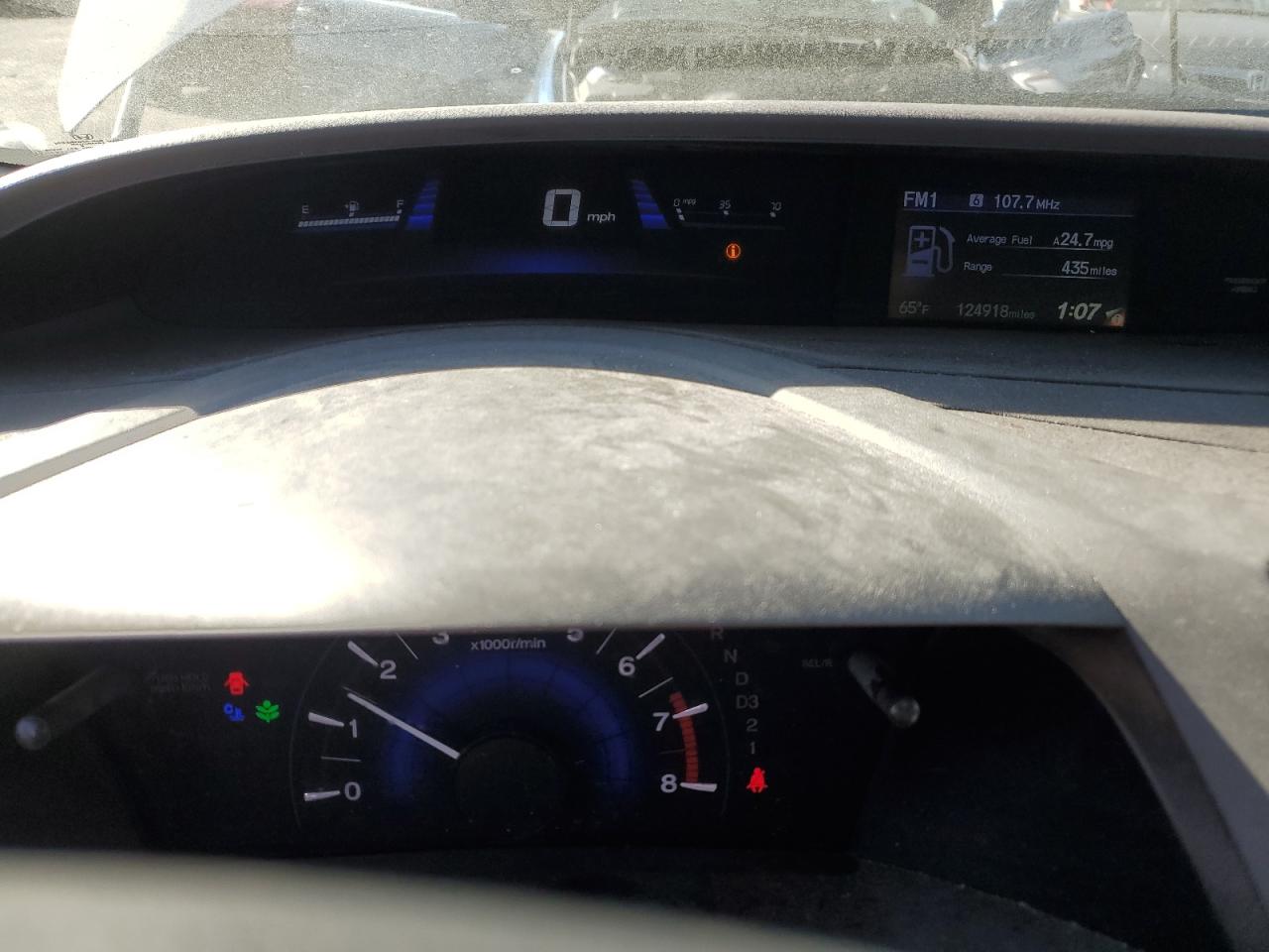 2012 Honda Civic VIN 19XFB2F89CE355273 Copart auction photo, rear end / side damage thumbnail 9