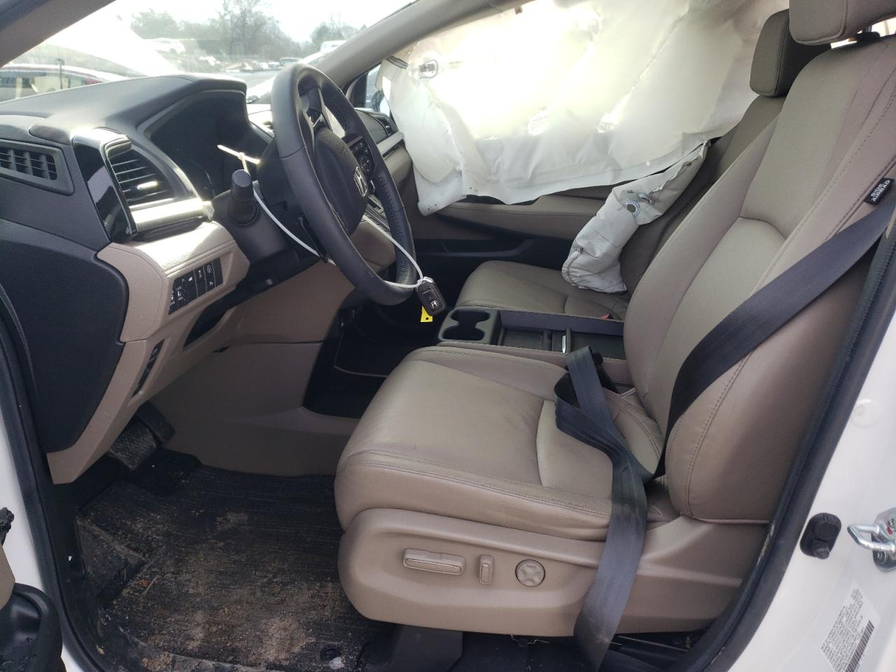2022 Honda Odyssey VIN 5FNRL6H83NB055370 Copart auction photo, side damage thumbnail 7