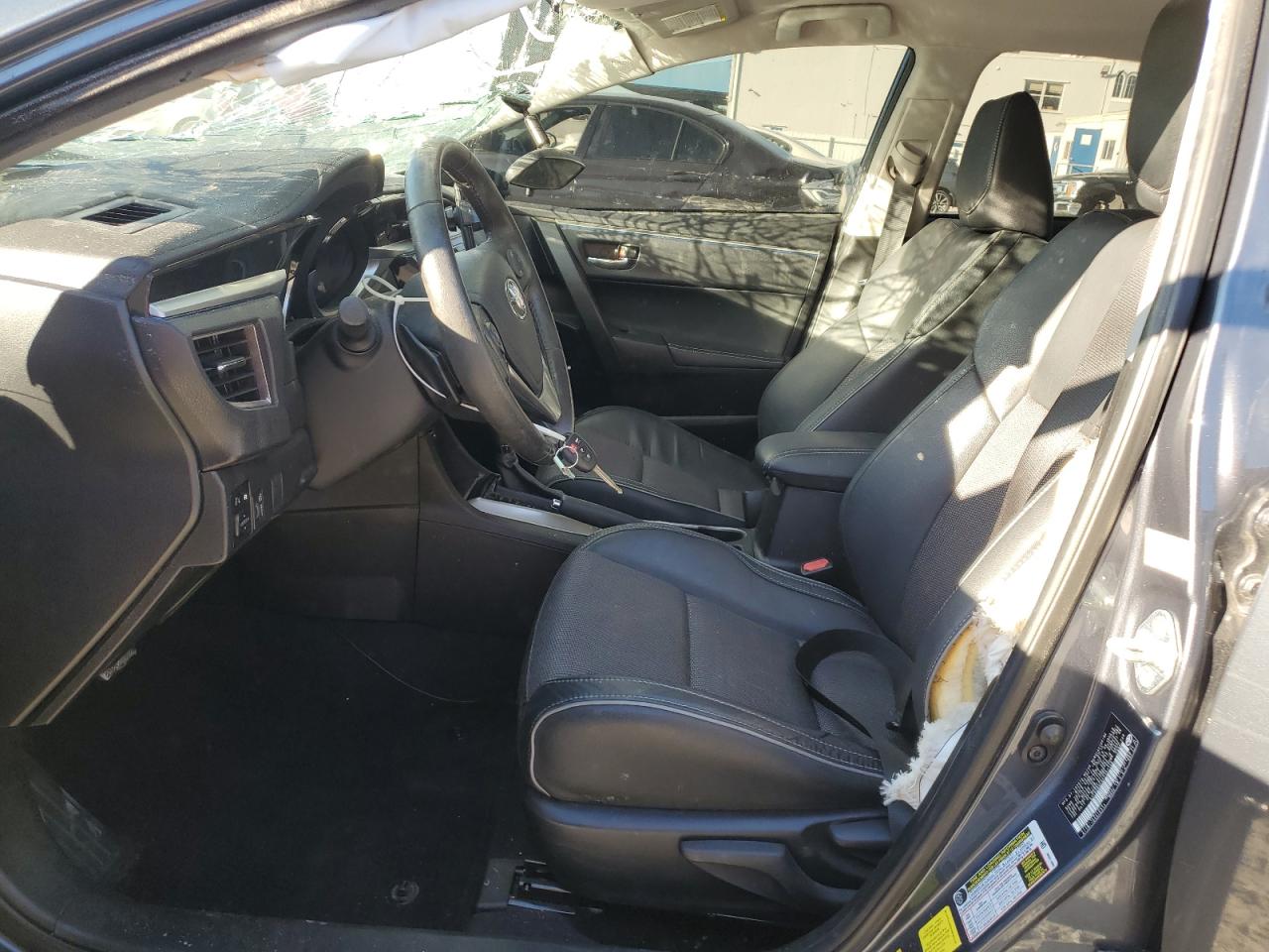 2015 Toyota Corolla VIN 5YFBURHE6FP357148 Copart auction photo, rollover / top/roof damage thumbnail 7
