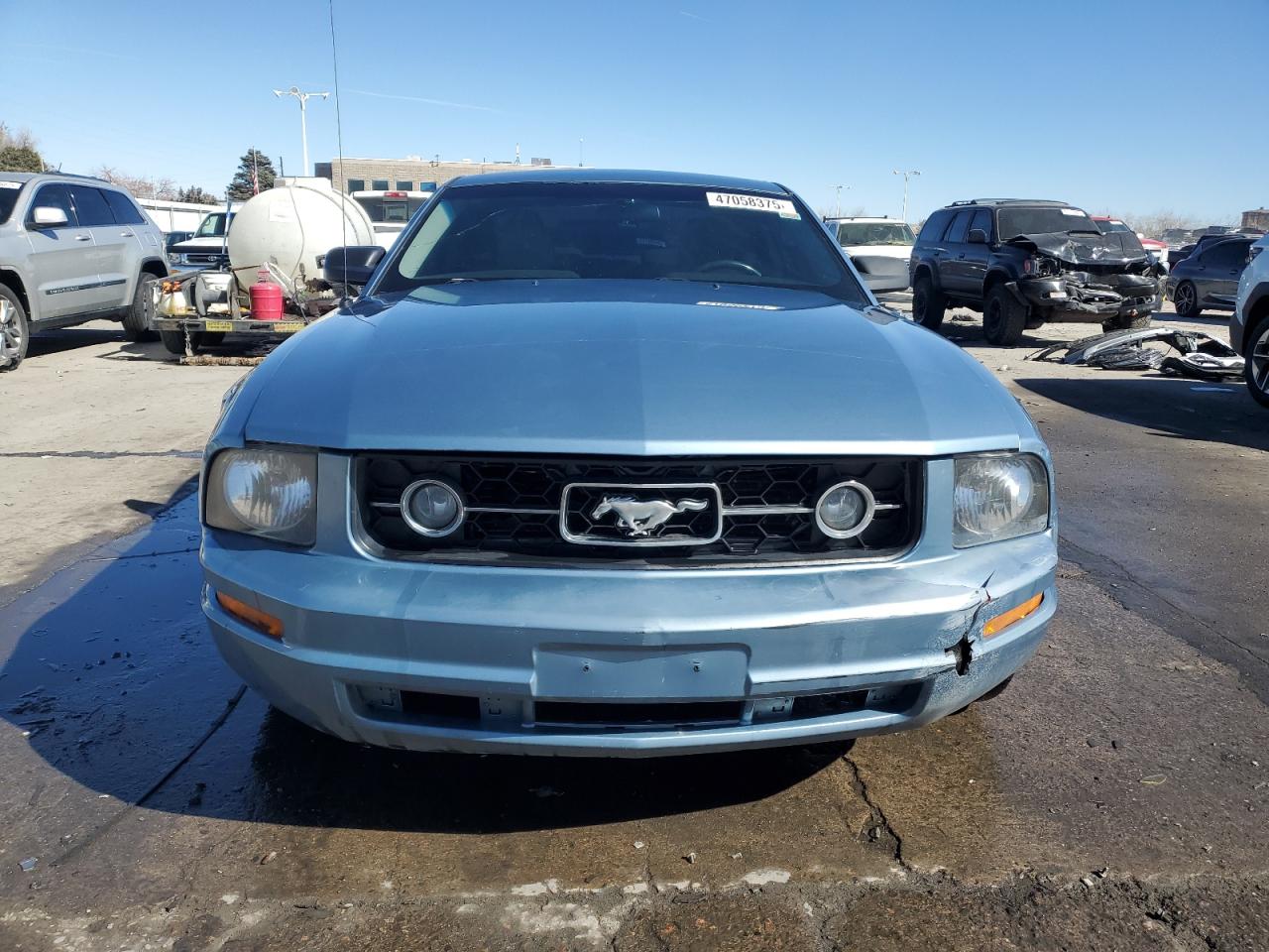2007 Ford Mustang VIN 1ZVHT80N075346175 Copart auction photo, front end damage thumbnail 5