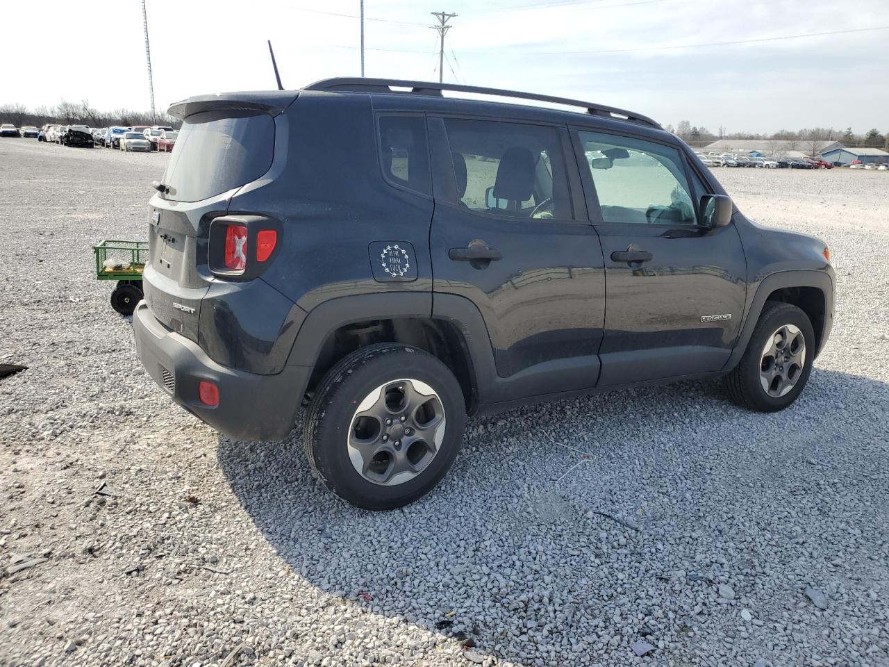 2017 Jeep Renegade VIN ZACCJBAB7HPF40134 Copart auction photo, front end damage thumbnail 3