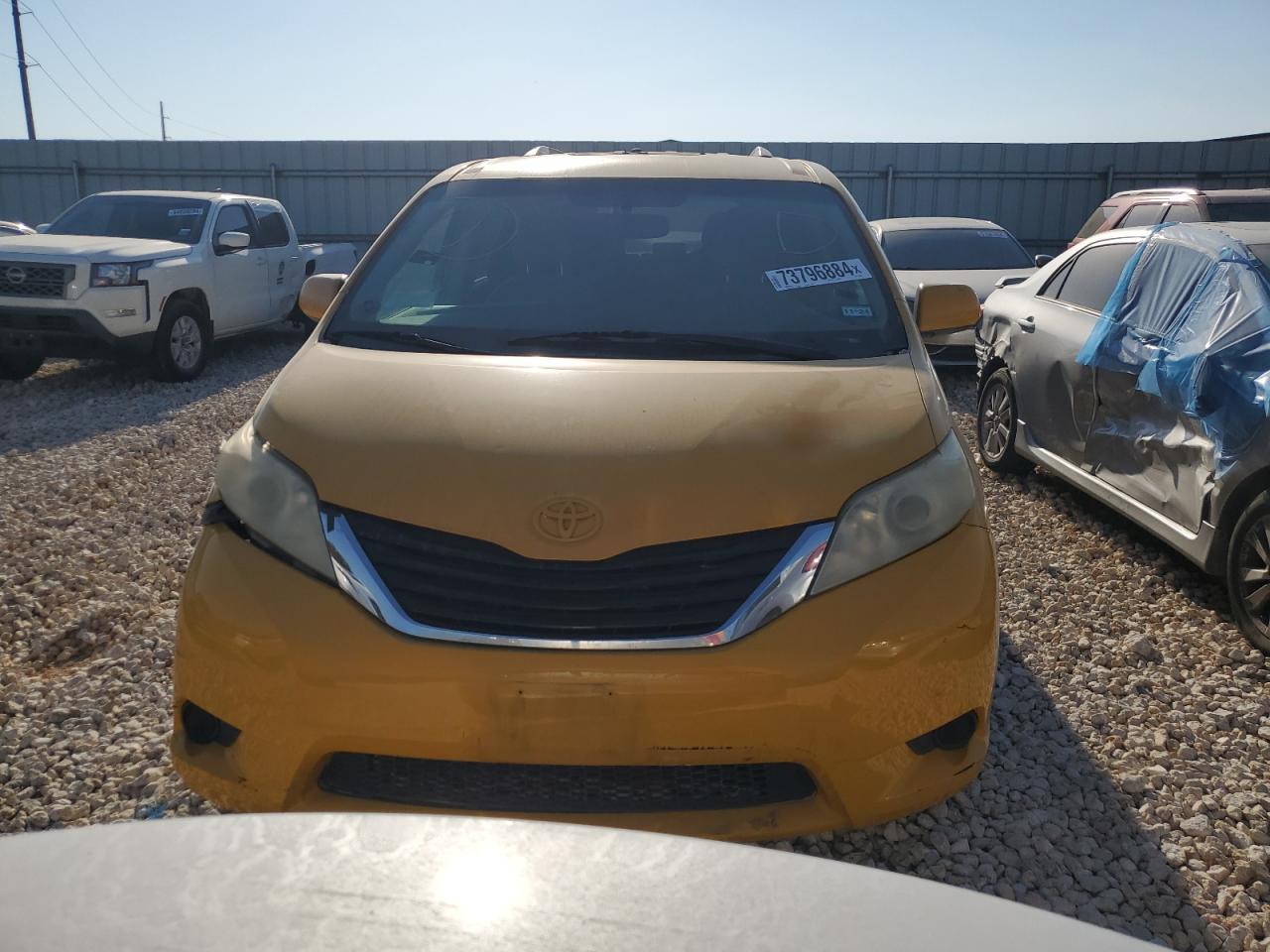 2013 Toyota Sienna VIN 5TDKK3DC5DS335220 Copart auction photo, front end damage thumbnail 5