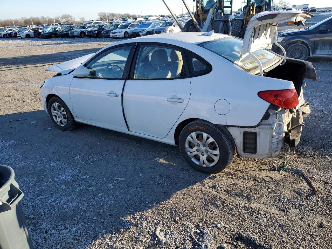 2010 Hyundai Elantra VIN KMHDU4AD2AU168498 Copart auction photo, front end / rear end damage thumbnail 2