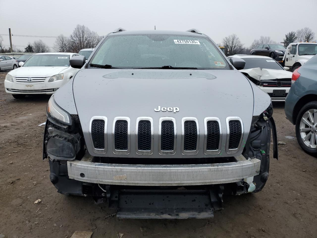 2017 Jeep Grand Cherokee VIN 1C4PJMDB5HW524204 Copart auction photo, front end damage thumbnail 5