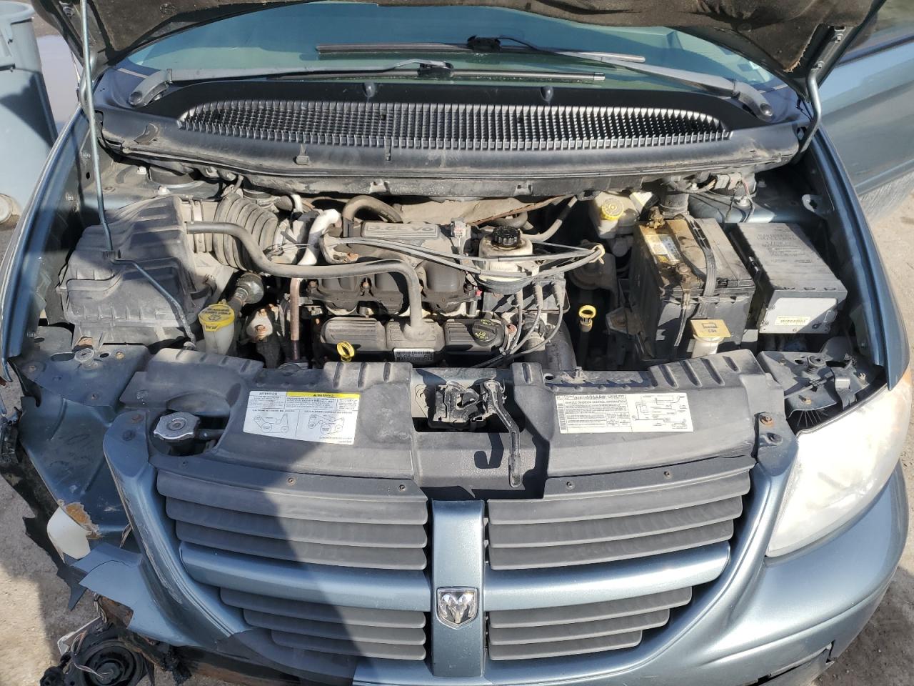 2007 Dodge Caravan VIN 2D4GP44L47R113233 Copart auction photo, front end damage thumbnail 12