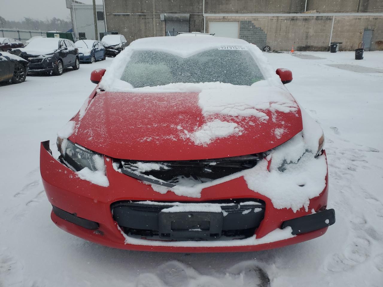 2012 Honda Civic VIN 2HGFG3B51CH529894 Copart auction photo, front end / minor dent/scratches damage thumbnail 5