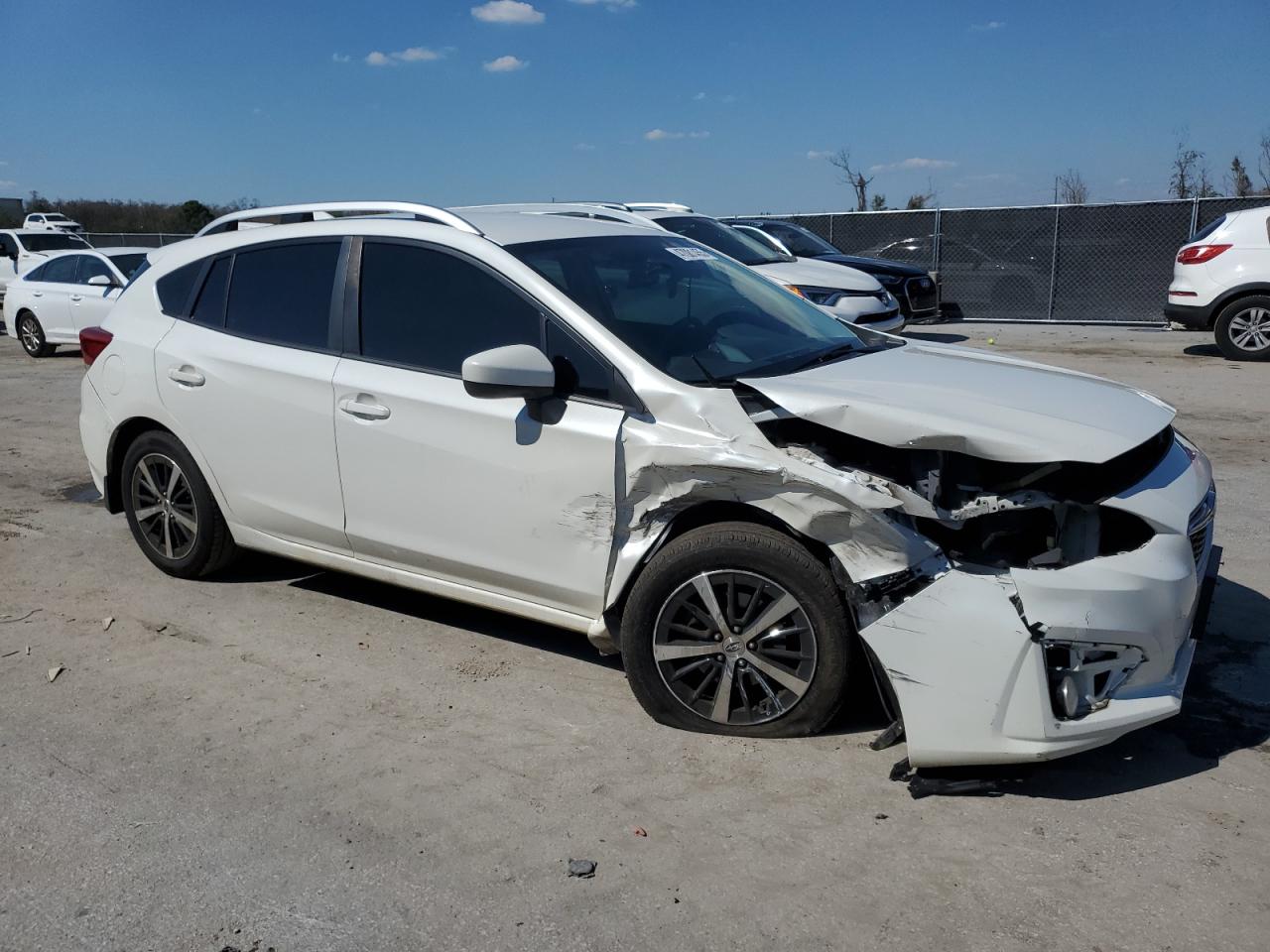 2019 Subaru Impreza VIN 4S3GTAC67K3738696 Copart auction photo, front end / side damage thumbnail 4