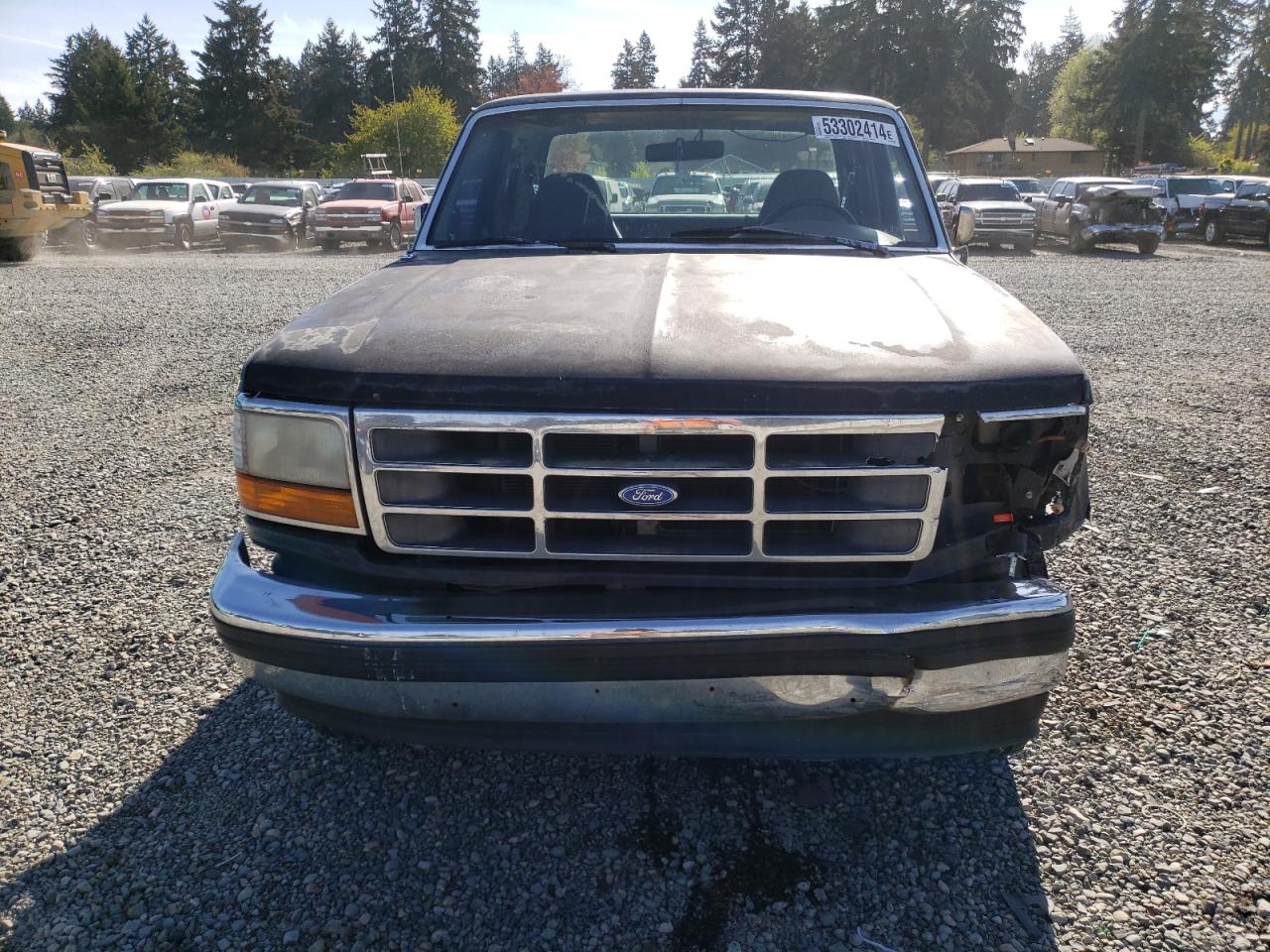 1995 Ford F-150 VIN 1FTEX14H4SKB01220 Copart auction photo, front end damage thumbnail 5