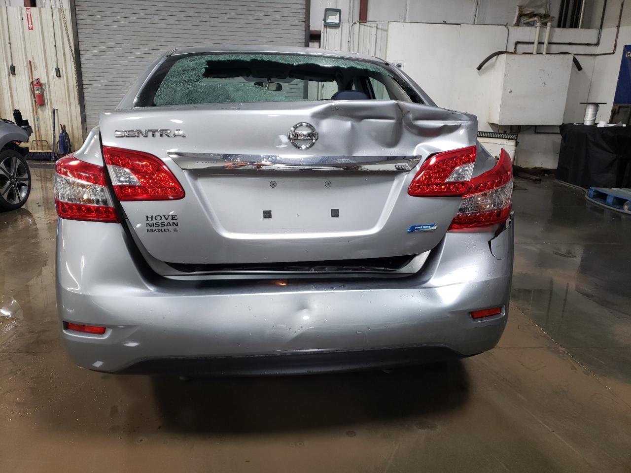 2014 Nissan Sentra VIN 3N1AB7AP7EY254470 Copart auction photo, rear end damage thumbnail 6
