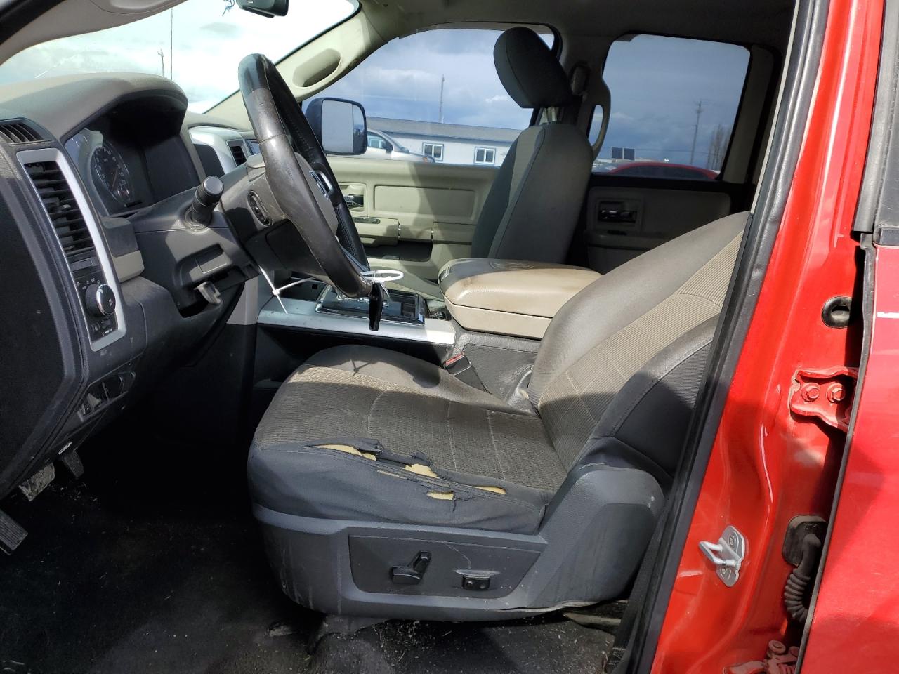 2010 Dodge RAM VIN 1D7RV1GT3AS191987 Copart auction photo, water/flood / mechanical damage thumbnail 7