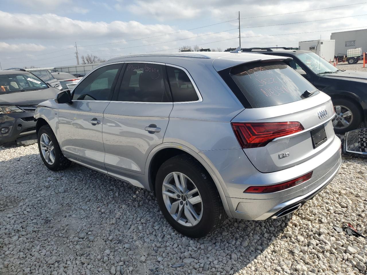 2023 Audi Q5 VIN WA1GAAFY1P2073790 Copart auction photo, all over damage thumbnail 2