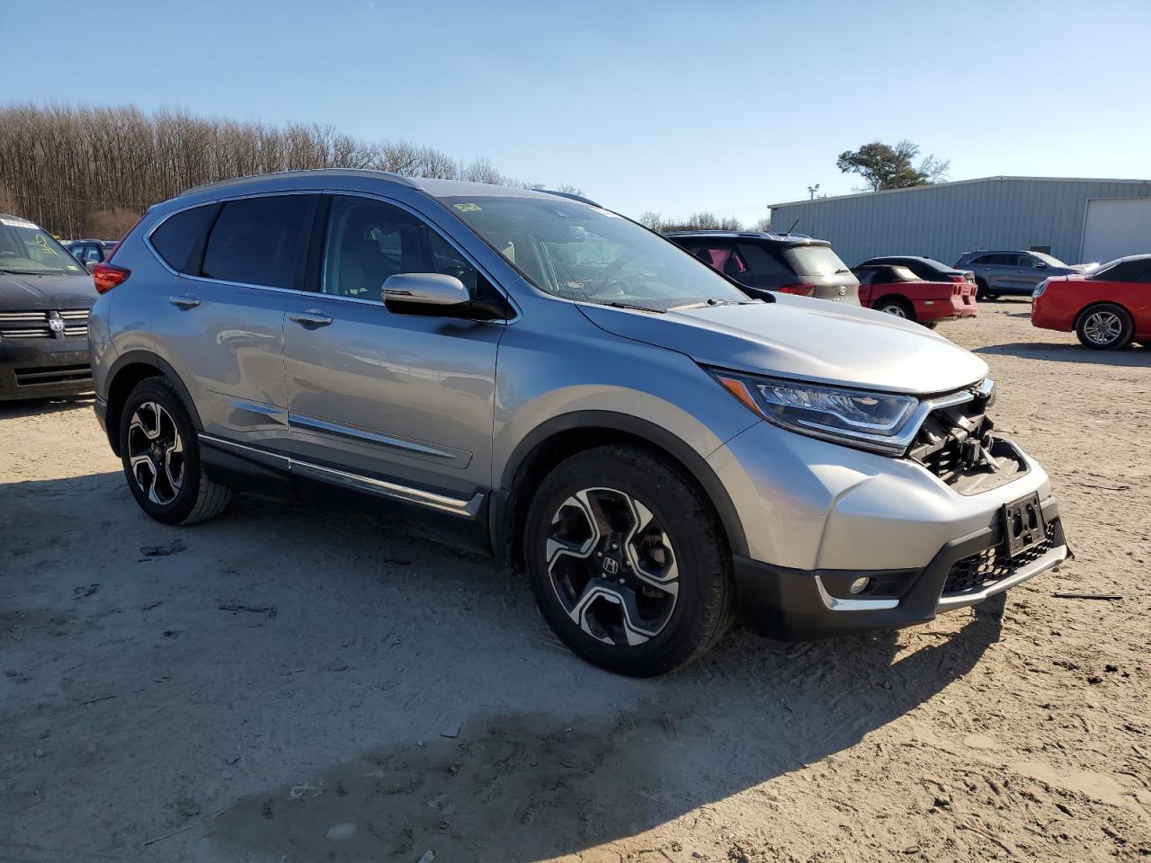 2018 Honda CR-V VIN 7FARW1H94JE023593 Copart auction photo, front end damage thumbnail 4