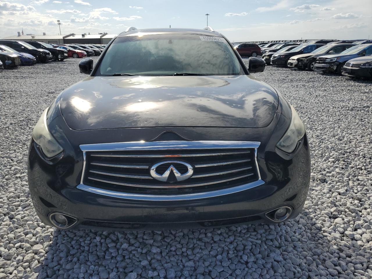 2012 Infiniti FX VIN JN8AS1MWXCM153585 Copart auction photo, side / hail damage thumbnail 5