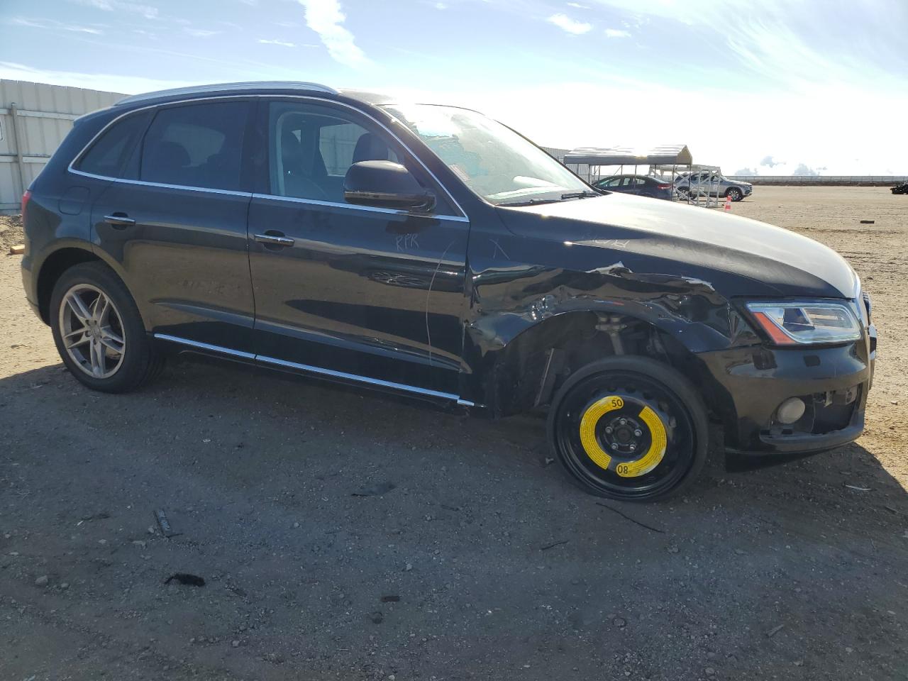 2016 Audi Q5 VIN WA1C2AFP3GA103123 Copart auction photo, front end / side damage thumbnail 4