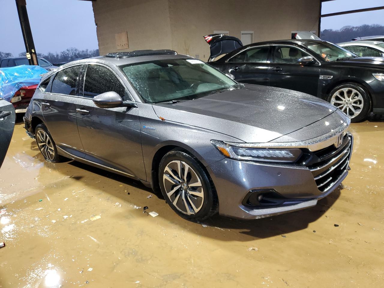 2022 Honda Accord VIN 1HGCV3F57NA016914 Copart auction photo, rear end damage thumbnail 4