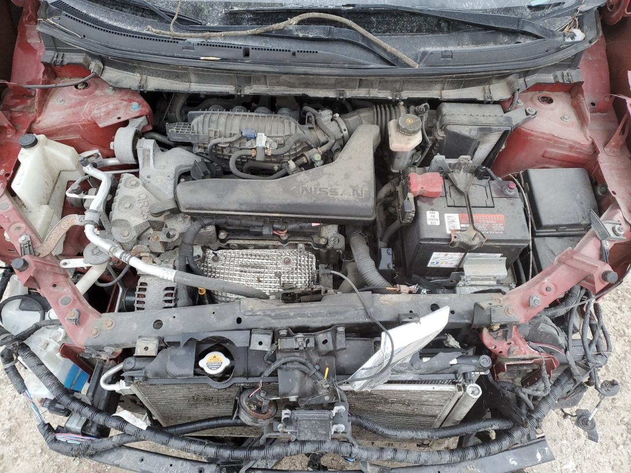2017 Nissan Rogue VIN 5N1AT2MV4HC851124 Copart auction photo, all over damage thumbnail 12
