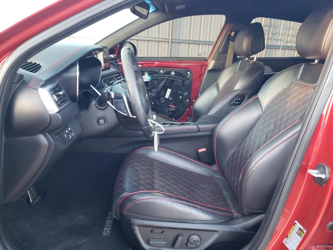 2020 Genesis G70 VIN KMTG34LE0LU048827 Copart auction photo, all over damage thumbnail 7