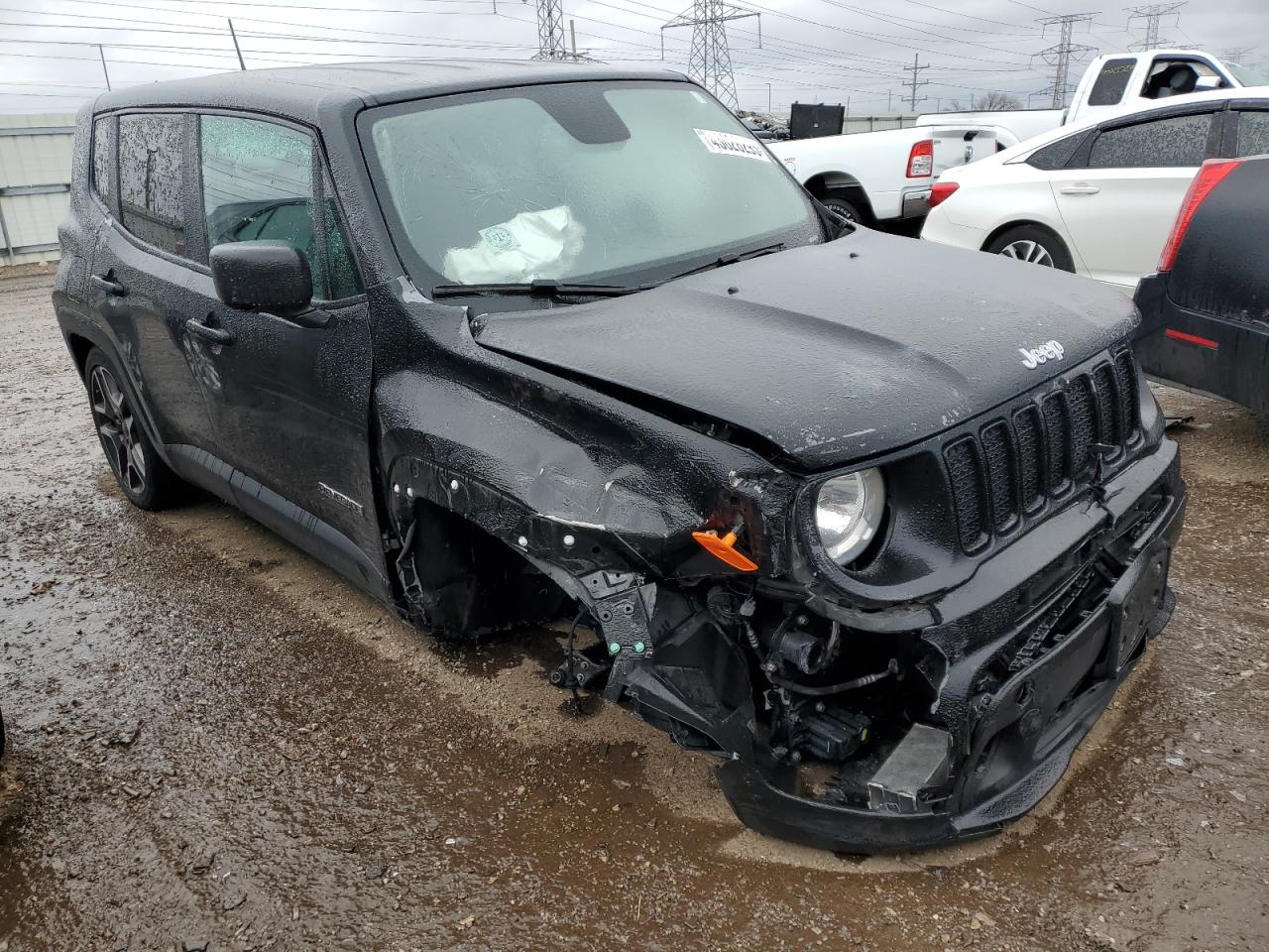 2020 Jeep Renegade VIN ZACNJAAB8LPL87630 Copart auction photo, front end damage thumbnail 4