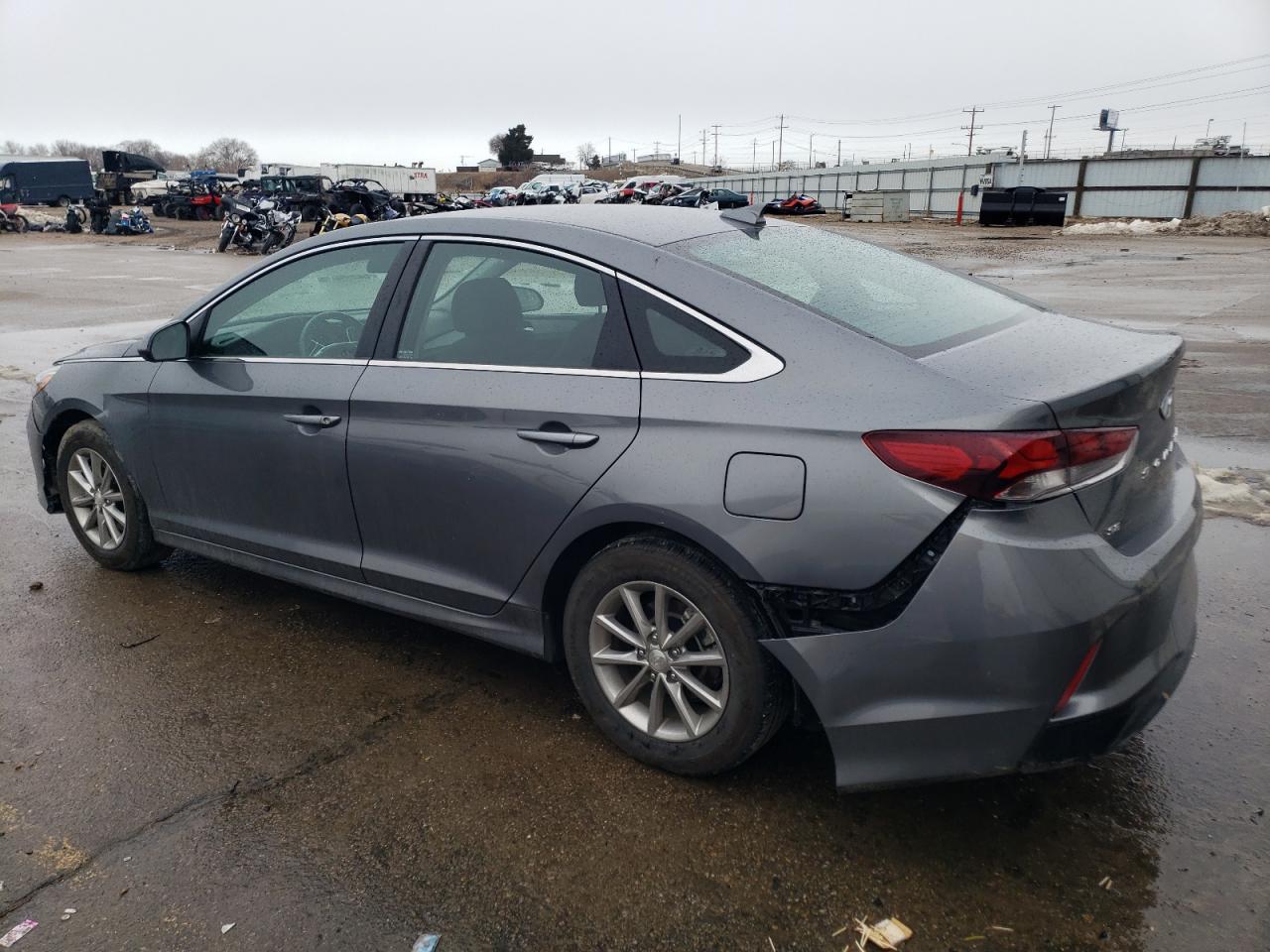 2019 Hyundai Sonata VIN 5NPE24AF4KH734186 Copart auction photo, undercarriage / front end damage thumbnail 2