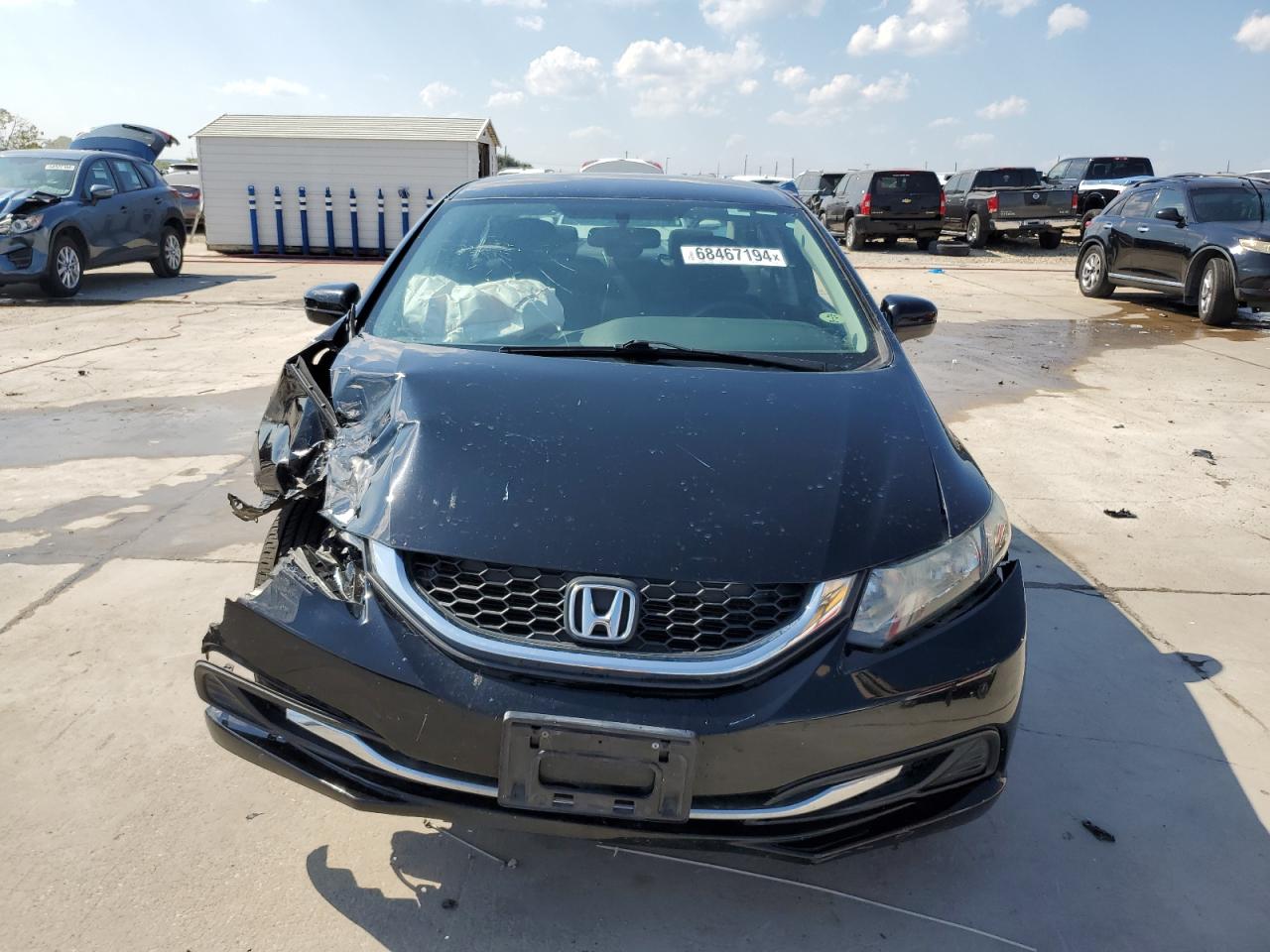 2014 Honda Civic VIN 19XFB2F5XEE209487 Copart auction photo, front end damage thumbnail 5