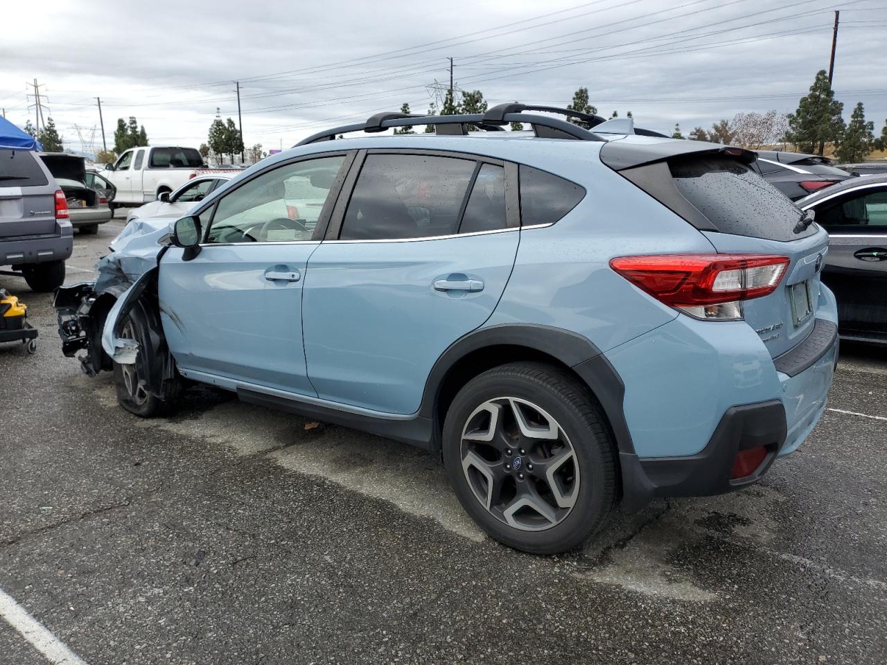 2019 Subaru XV VIN JF2GTANCXK8236725 Copart auction photo, front end / side damage thumbnail 2