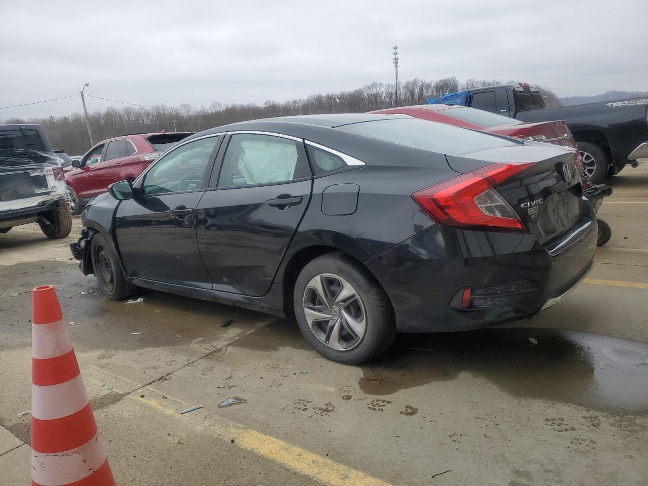 2020 Honda Civic VIN 19XFC2F65LE027005 Copart auction photo, front end damage thumbnail 2