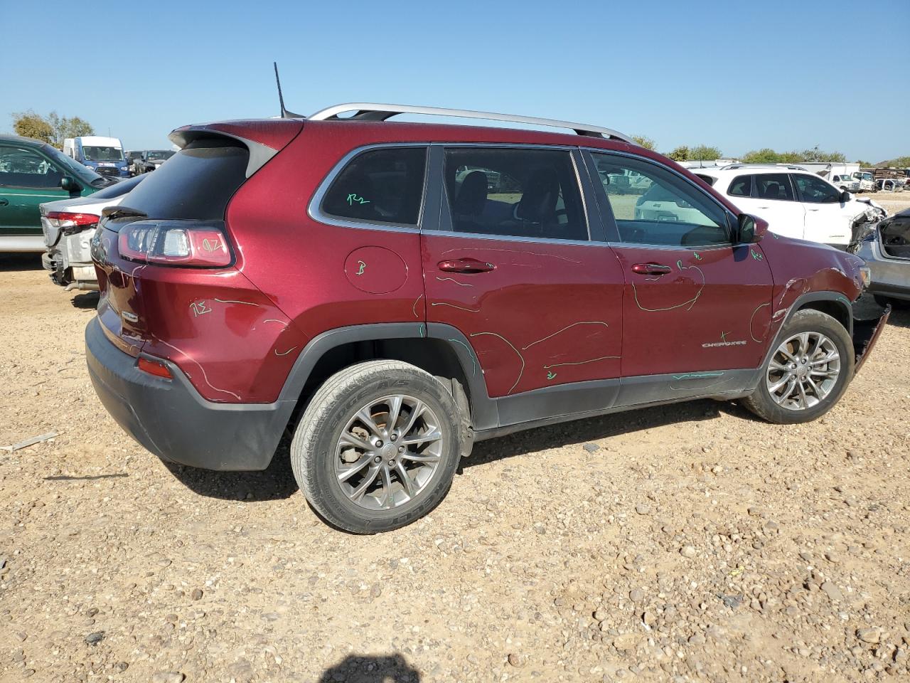 2019 Jeep Grand Cherokee VIN 1C4PJLLB8KD184268 Copart auction photo, all over / minor dent/scratches damage thumbnail 3