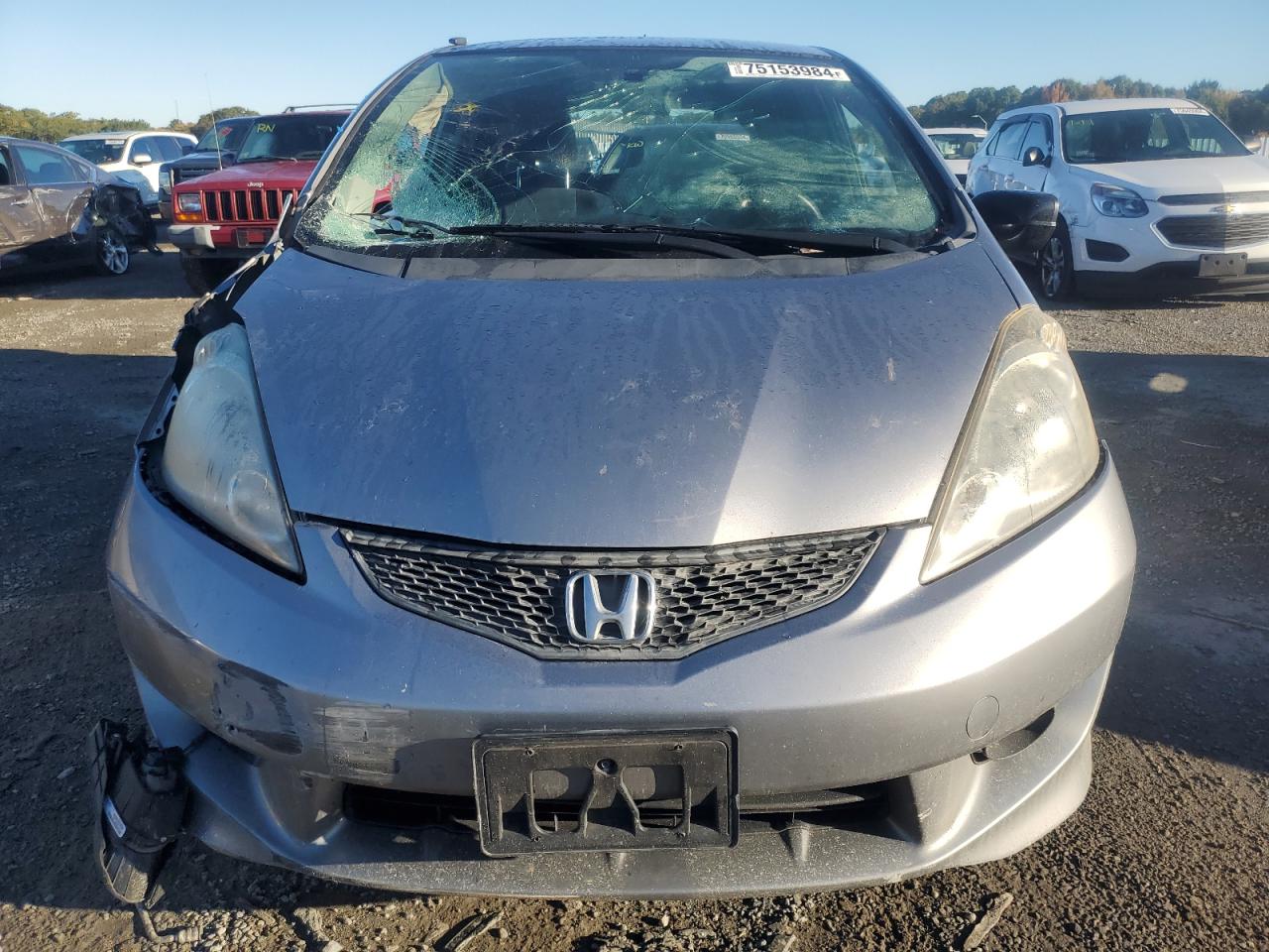2009 Honda Fit VIN JHMGE88689S003476 Copart auction photo, all over damage thumbnail 5