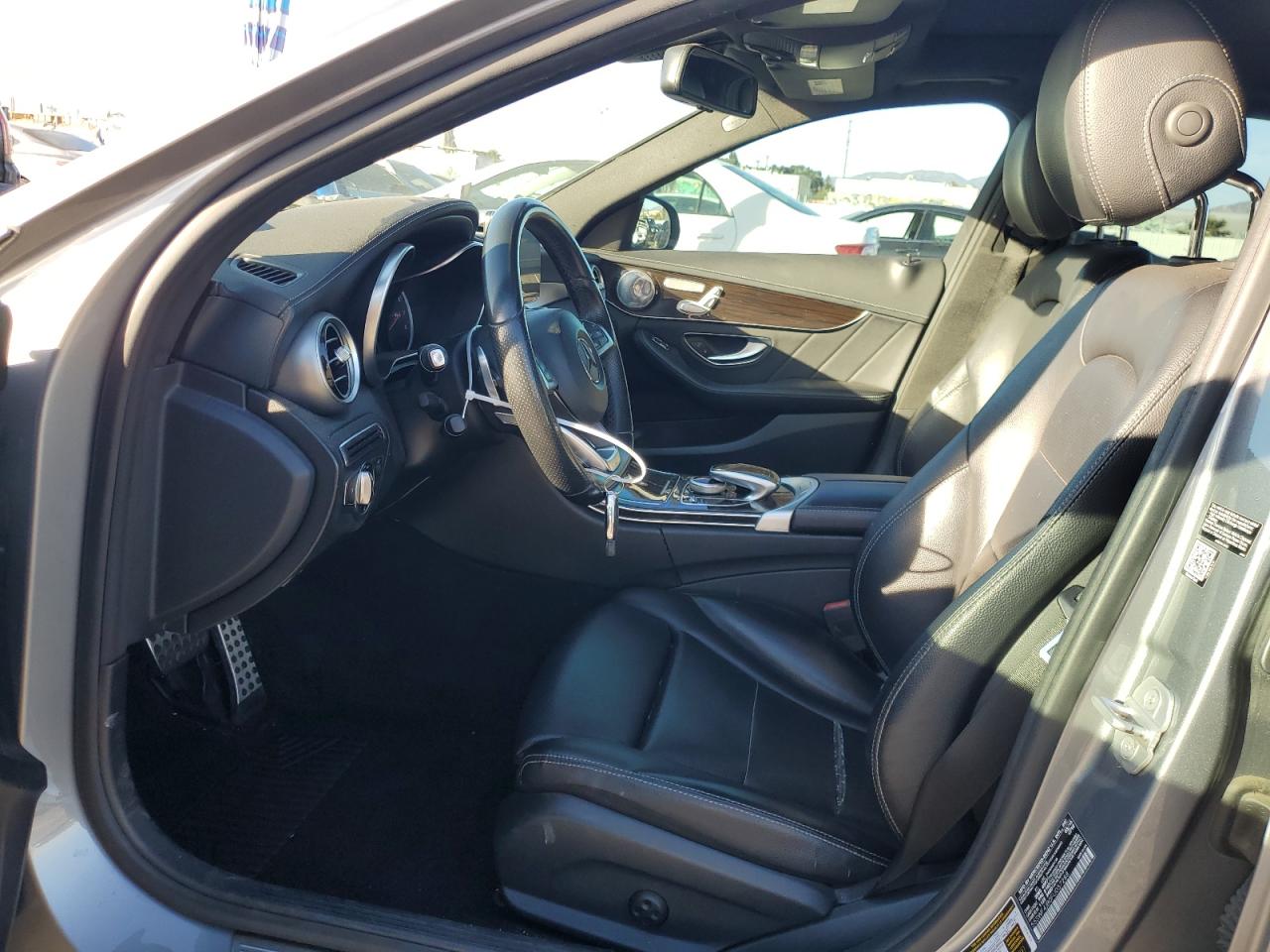 2015 Mercedes-Benz C-klasse VIN 55SWF4JB0FU057288 Copart auction photo, front end / rear end damage thumbnail 7