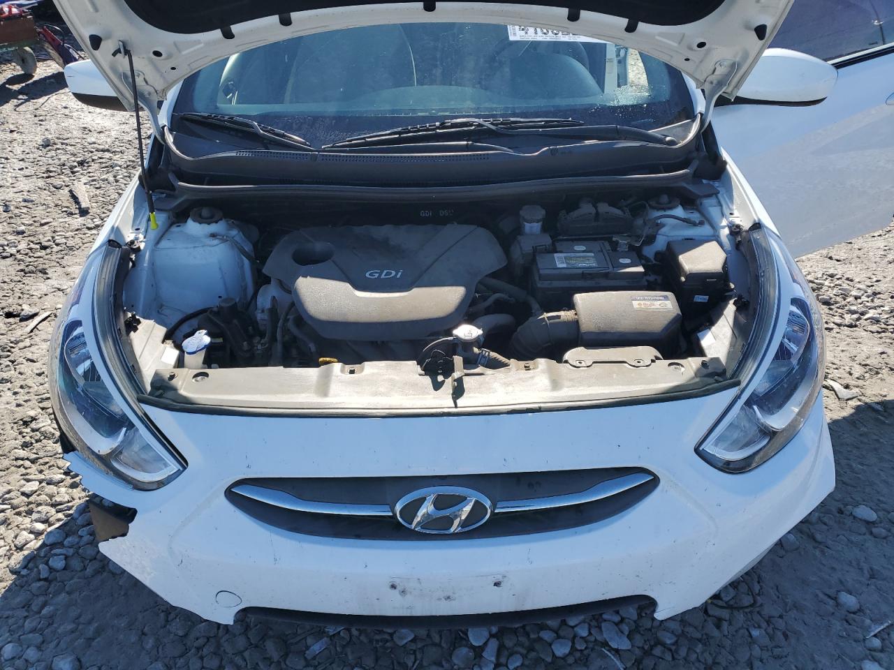 2017 Hyundai Accent VIN KMHCT4AE5HU172272 Copart auction photo, all over damage thumbnail 12