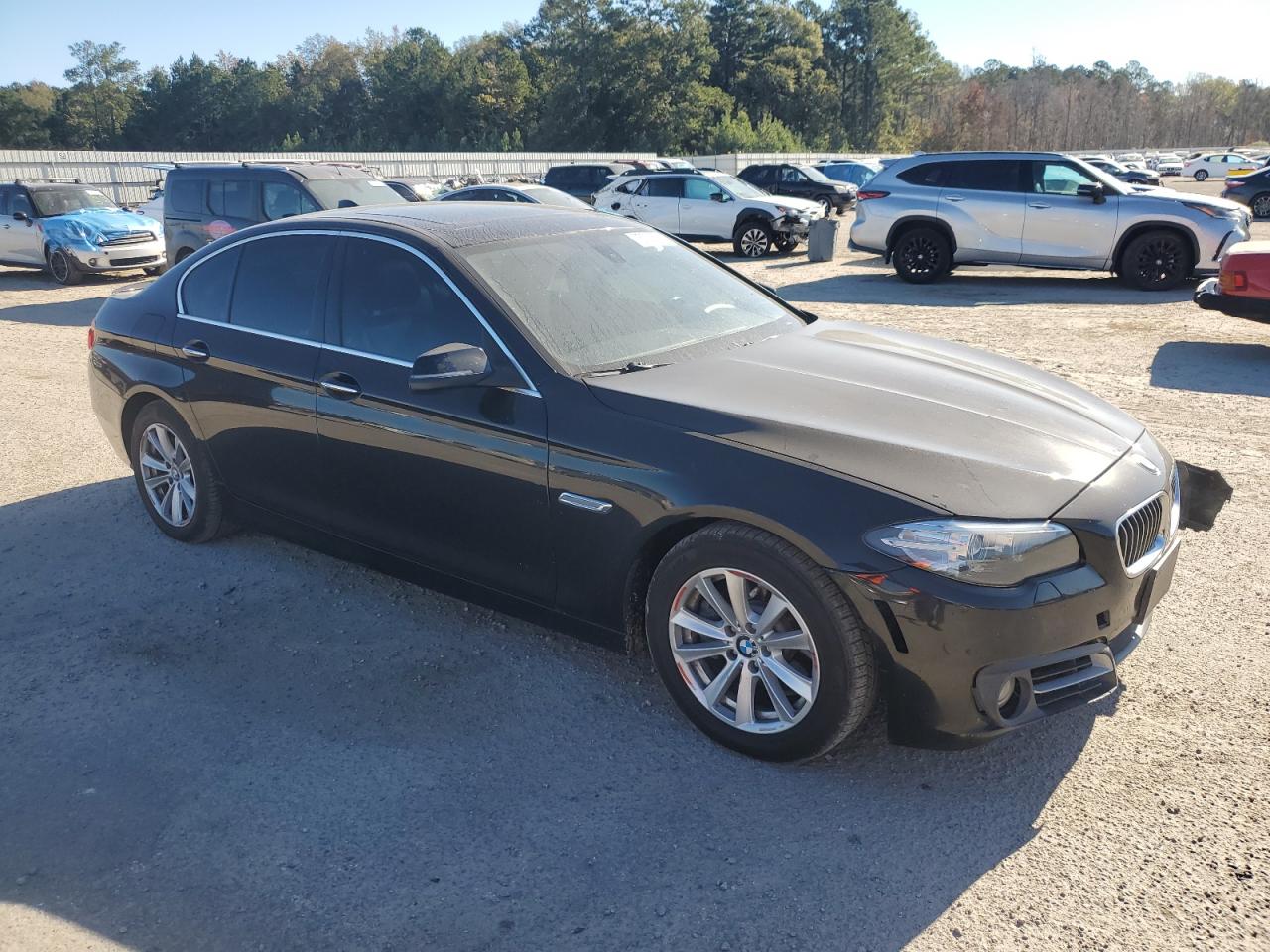 2015 BMW 5er VIN WBA5A7C56FD622135 Copart auction photo, front end damage thumbnail 4