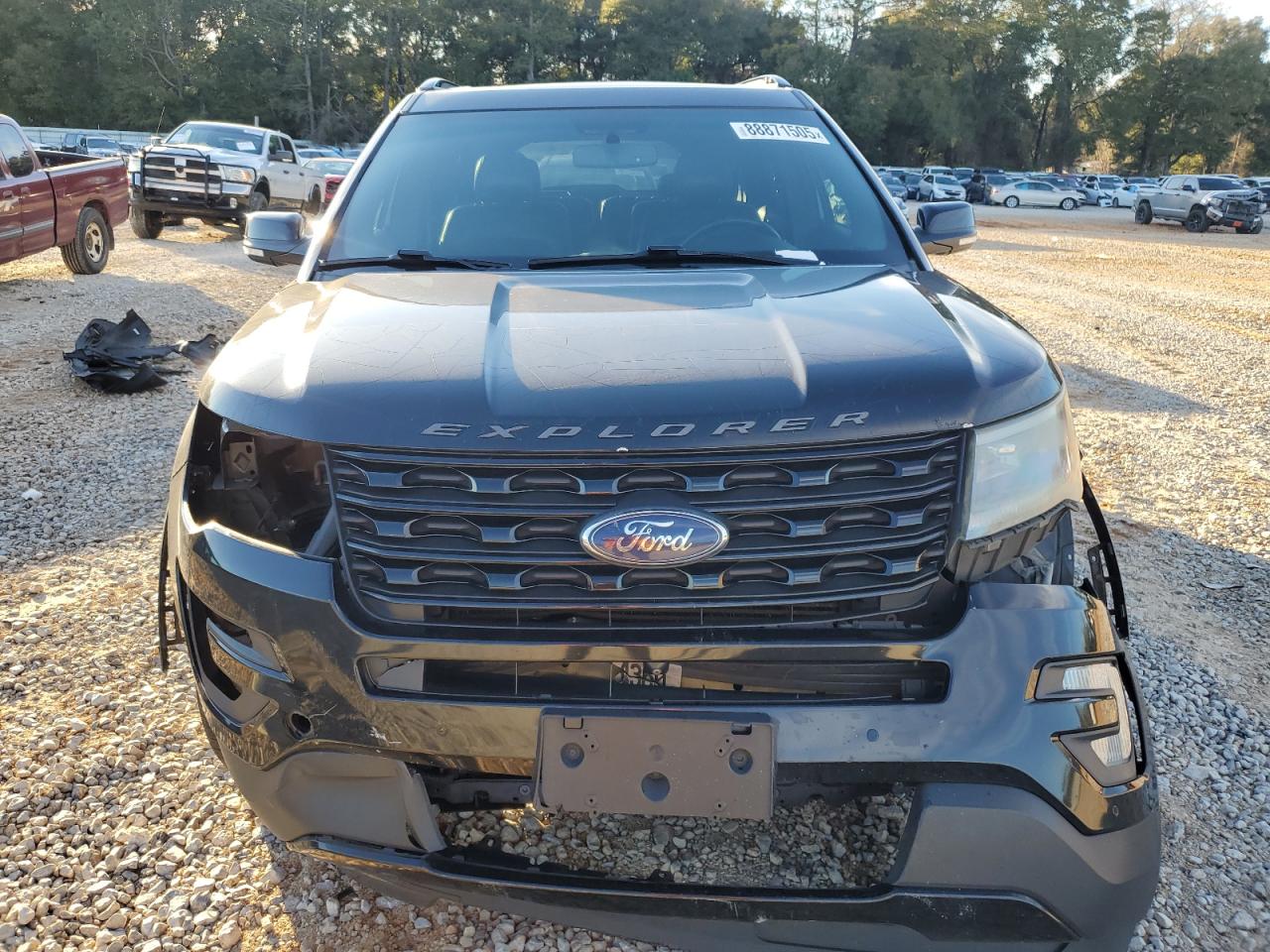 2016 Ford Explorer VIN 1FM5K8GTXGGC38854 Copart auction photo, front end damage thumbnail 5