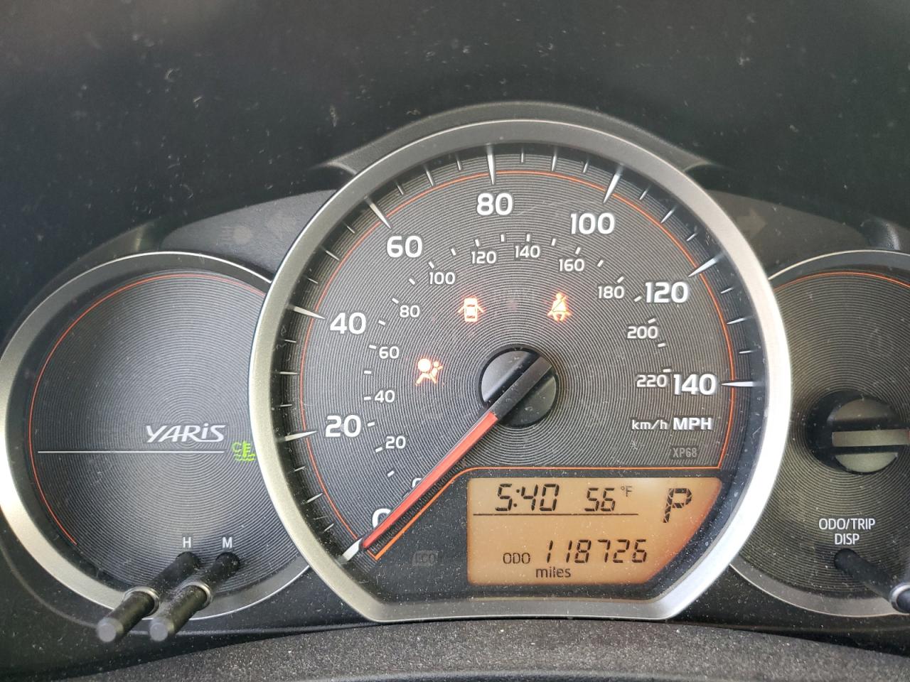 2013 Toyota Yaris VIN JTDKTUD34DD554247 Copart auction photo, minor dent/scratches damage thumbnail 9