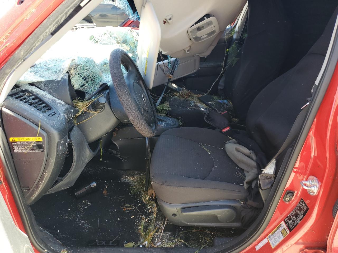 2013 KIA Soul VIN KNDJT2A58D7626538 Copart auction photo, top/roof / side damage thumbnail 7