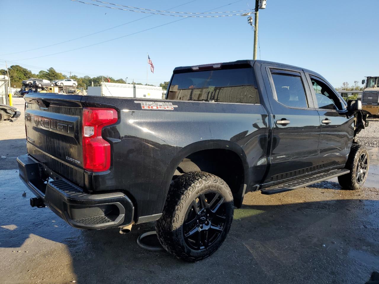 2022 Chevrolet Silverado VIN 3GCPYCEK3NG173338 Copart auction photo, front end damage thumbnail 3