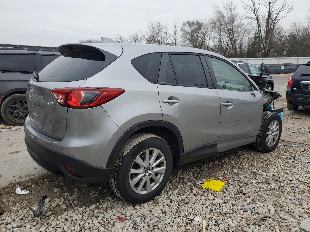 2014 Mazda CX-5 VIN JM3KE2BE6E0321442 Copart auction photo, front end / side damage thumbnail 3