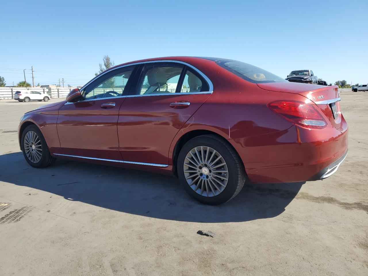 2016 Mercedes-Benz C-klasse VIN 55SWF4KB6GU157685 Copart auction photo, all over damage thumbnail 2