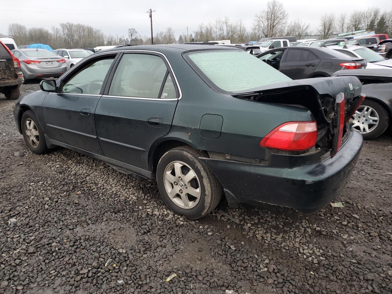2000 Honda Accord VIN JHMCG5679YC035865 Copart auction photo, rear end damage thumbnail 2