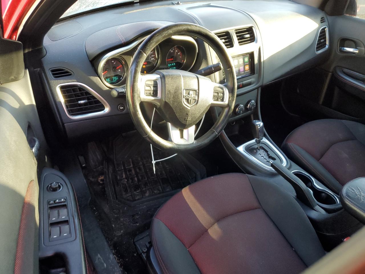 2012 Dodge Avenger VIN 1C3CDZEGXCN122890 Copart auction photo, water/flood damage thumbnail 8