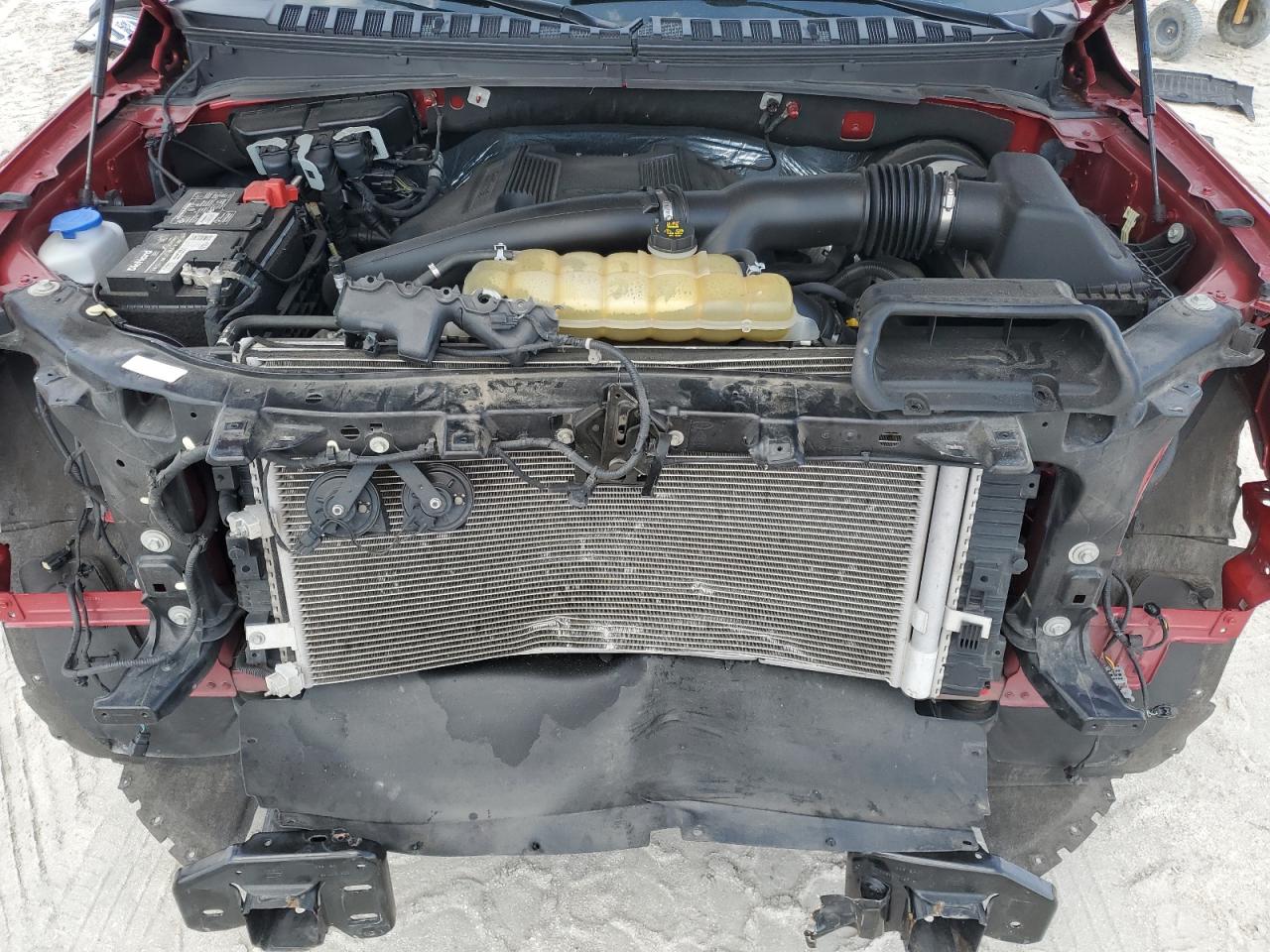 2020 Ford Expedition VIN 1FMJU1HT0LEA89584 Copart auction photo, frame damage / front end damage thumbnail 12