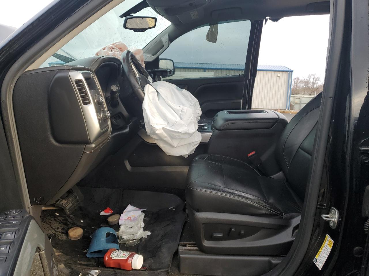 2016 Chevrolet Silverado VIN 3GCUKSEC8GG385498 Copart auction photo, front end / side damage thumbnail 7