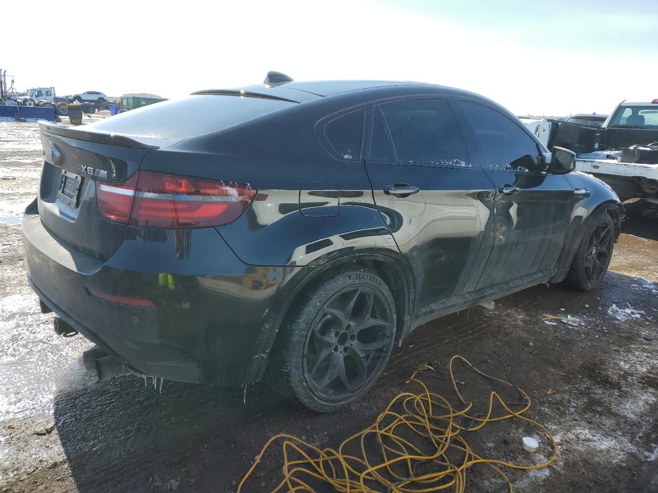 2014 BMW X6 VIN 5YMGZ0C50E0C40694 Copart auction photo, front end damage thumbnail 3
