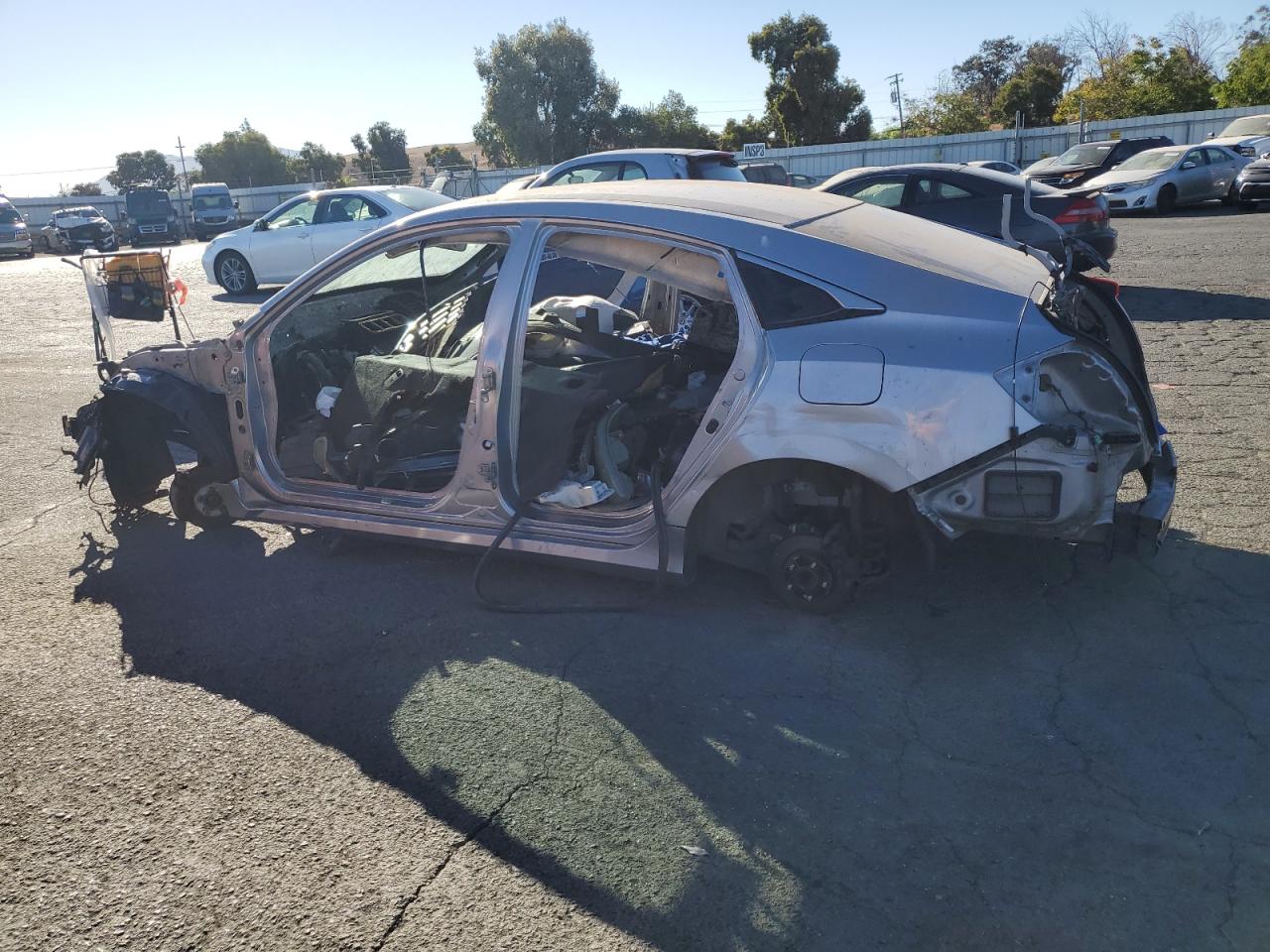 2017 Honda Civic VIN 2HGFC2F64HH527072 Copart auction photo, stripped / all over damage thumbnail 2