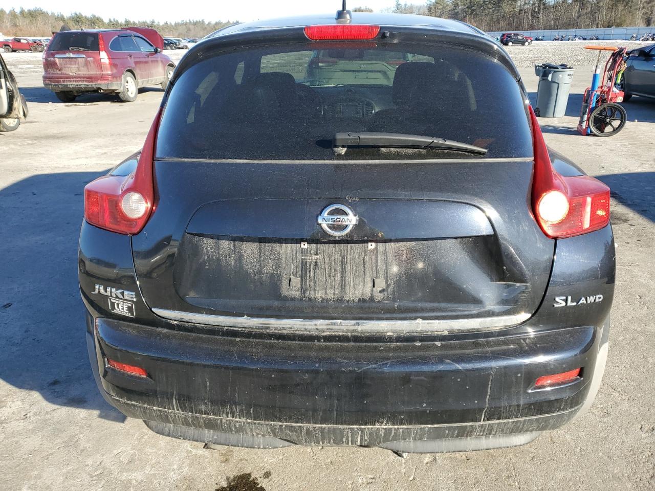 2011 Nissan Juke VIN JN8AF5MV0BT019076 Copart auction photo, side / rear end damage thumbnail 6