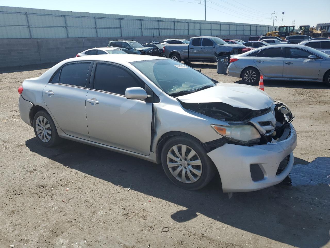 2012 Toyota Corolla VIN JTDBU4EEXC9171105 Copart auction photo, front end / rear end damage thumbnail 4
